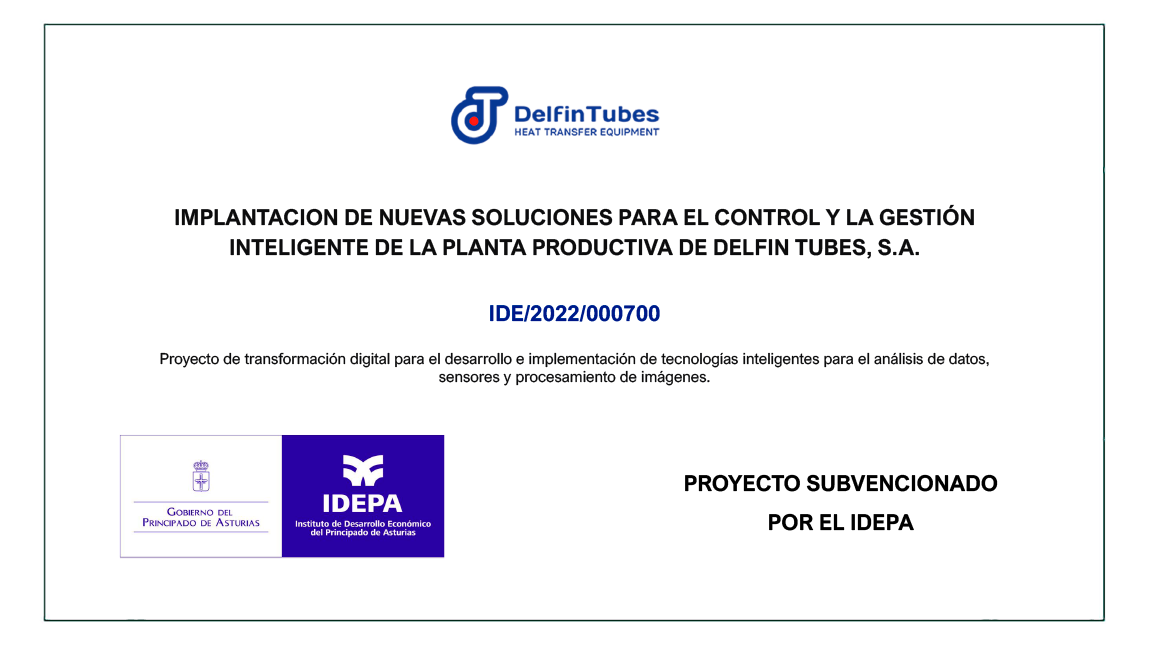 Delfin Tubes - Fabrication